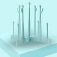 thumbnail image 1 of GAXIRE Detachable Baby Bottle Drying Rack, 1 Pc Sky- PP Material for Easy Storage and Organization, 1 of 5