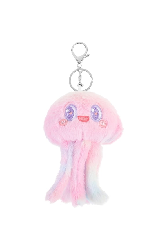 1 Pcs Octopus Shaped Stuffed Animal Keychain for Backpack Accessory and Daily Use