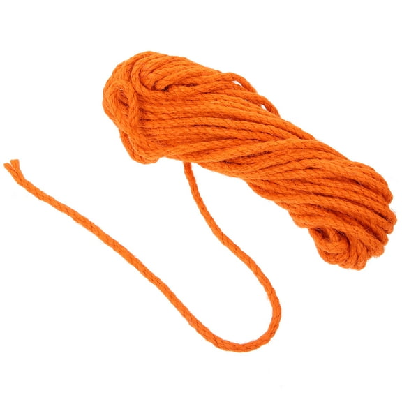 GAXIRE Orange Cat Scratching Post Replacement Hemp Rope Roll for Cat Furniture and Easy to Install