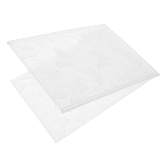 GAXIRE 1 Set 3D Butterfly Texture Embossing Folder, Plastic Embossing Stencil Template Molds for Card Making DIY Scrapbooking Paper Handmade Crafts Supplies