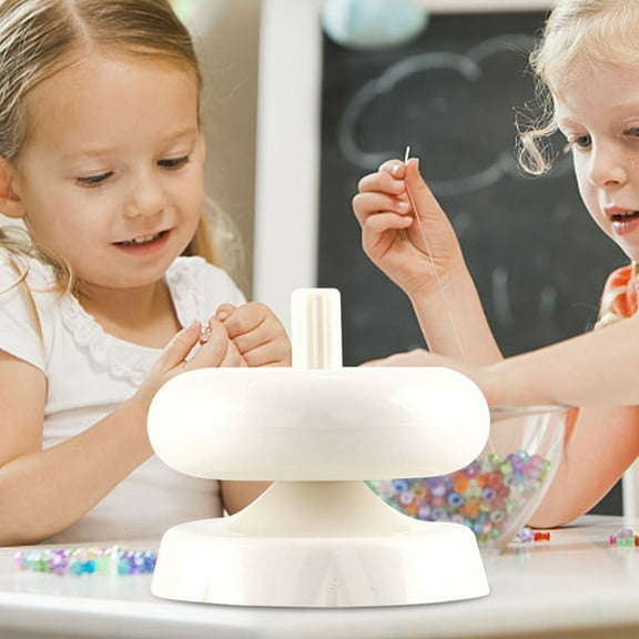 GAXIRE Beading Supplies Set for Jewelry Making Beige Round Bead Tool for Craft Projects