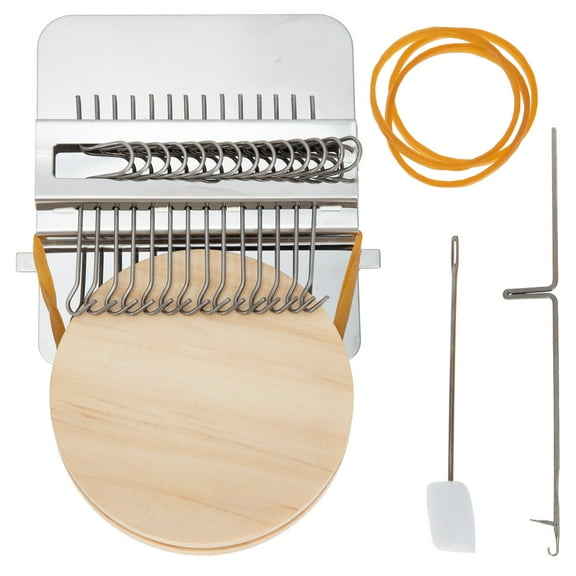 GAXIRE Khaki Knitting Tool Set for Crafting and Darning, Perfect Gift for Friends, 1 Complete Set