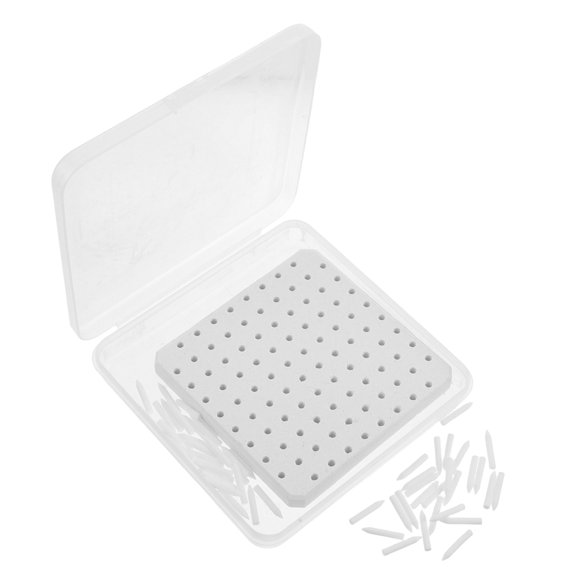 GAXIRE 1 Set Pottery Firing Mats with Kiln Stilts - Ceramic Refractory Kiln Nails - Multi-Hole High Temperature Resistant Refractory Support Pad for Professional Workshop