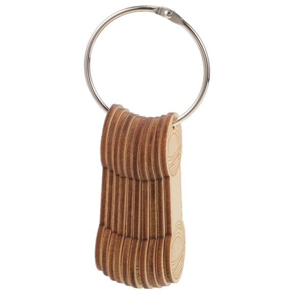 GAXIRE 1 Set Rectangular Yarn Weave Bobbin Wooden Knitting Accessories for Home and Craft Use