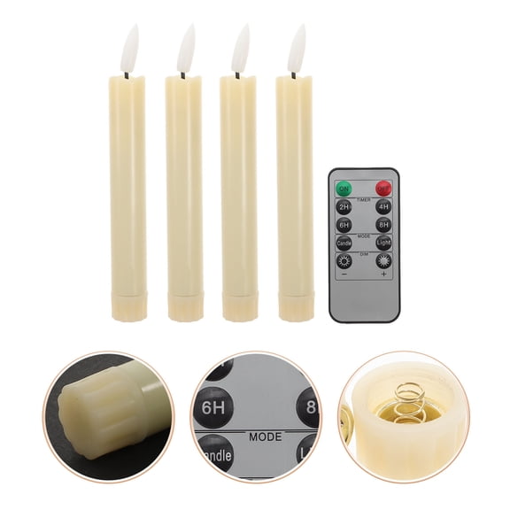 GAXIRE LED Candle Light Set Battery Operated Decorative Ambient Lamp for Home Decor and Events