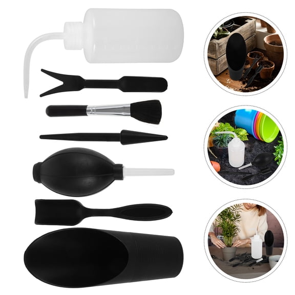 GAXIRE Gardening Tool Kit with Plastic Handles, Complete Garden Tools Set for Planting and Outdoor Use