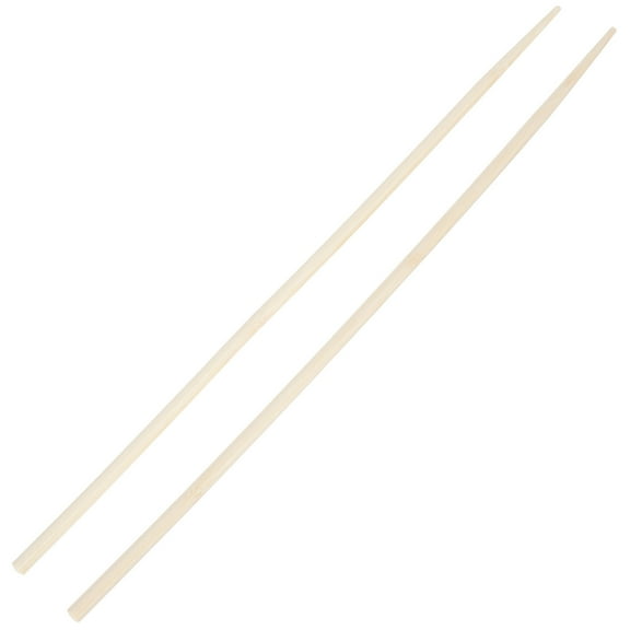 GAXIRE 10 Pairs Bamboo Stick Chopsticks Light Yellow 45x1.5cm For Hot Pot And Barbecue Handling