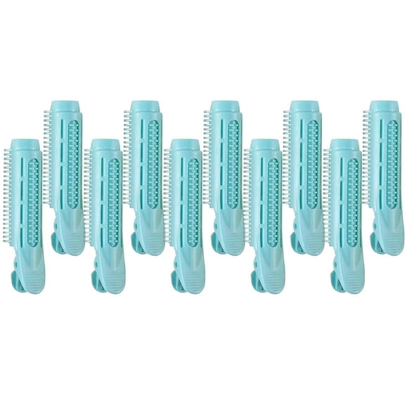 GAXIRE Set of 10 Sky Blue Hair Root Lifter Clips for Women Hair Styling and Volume Boosting