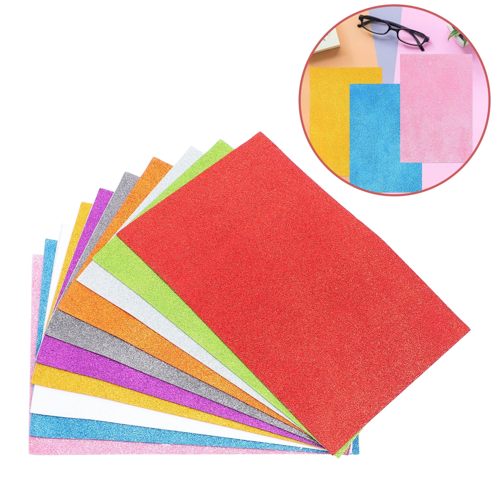 GAXIRE 10 Sheets Card Sheets Assorted Color For Diy Folding And Paper ...