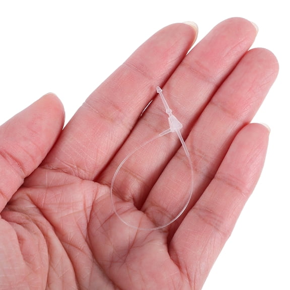GAXIRE 1000Pcs Cable Tie Wraps Transparent PP Material Versatile Fastening Straps for Home, Office, and Retail Use