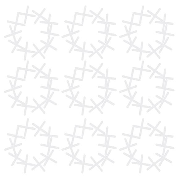 GAXIRE 1000Pcs White Plastic Tile Spacer Levelers for Ceramic and Wall Tiles 2mm Clip Design