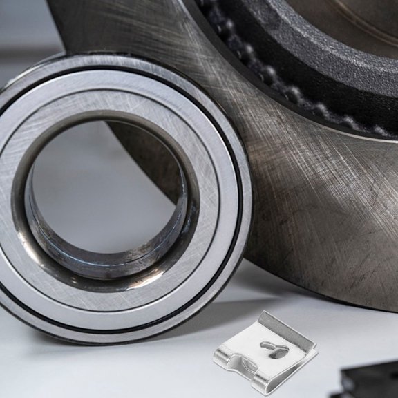 GAXIRE 100Pcs Panel V Shaped Metal Clips Silver Zinc for Securing Decorative Panels