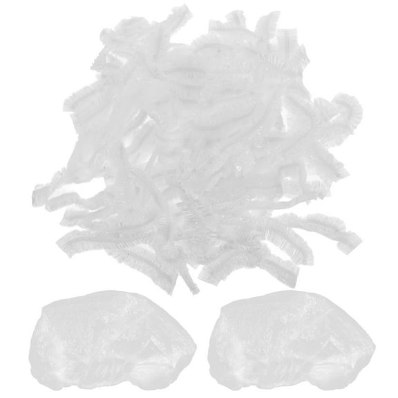 GAXIRE 100pcs Plastic Bowl Covers For Kitchen Containers Food Covers For Single Use For Food For Parties And Needs