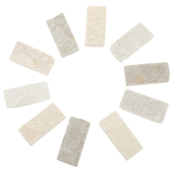 GAXIRE 10 Pack Natural Aquarium Gravel Rocks for Fish Tank Landscaping and Decoration, Multi-Color Aquarium Substrate