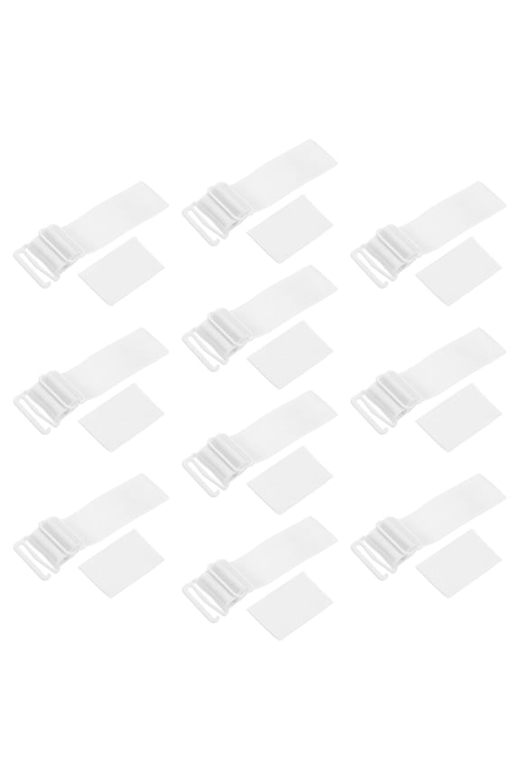 10Pcs Adjustable Elastic Hook Strap Extenders for Large Brim Visors and Straw Caps