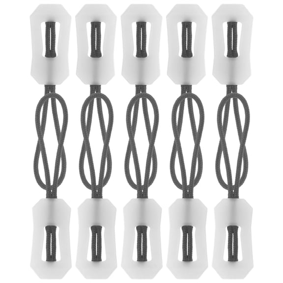 GAXIRE 10Pcs Convenient Glow in The Dark Zipper Pull Tabs Durable Plastic Replacement for Travel Bags