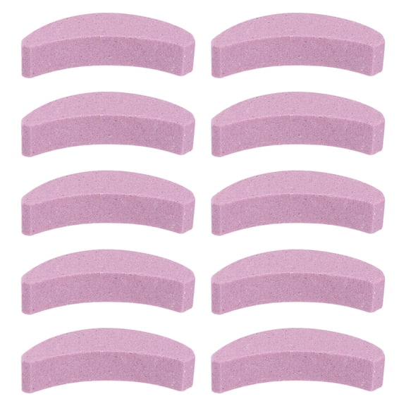 GAXIRE 10Pcs Hand Grinding Chain Grinding Stone Pink Chromium For DIY Enthusiasts Saw Maintenance