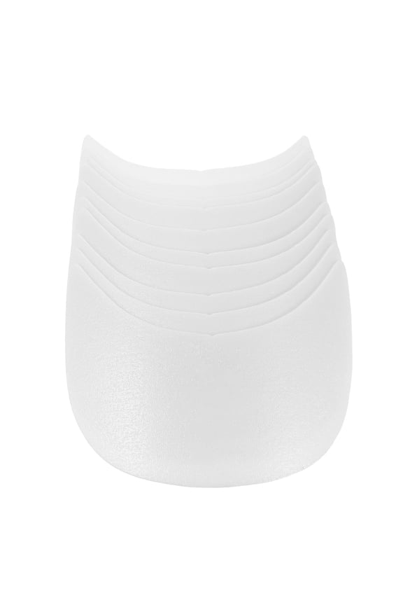 10Pcs Hat Making Accessories White Hat Brim Replacements Designed For Families Engaging In DIY Projects