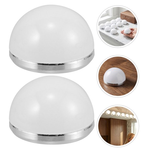 GAXIRE 10Pcs Makeup Mirror Lamp Shade Covers with Firm Material and Easy Installation