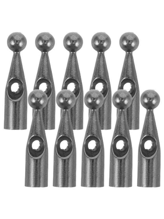 Black Metal Umbrella Tip Caps Durable Replacement Parts for All Umbrellas