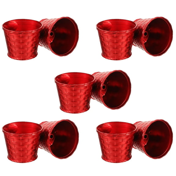 GAXIRE 10Pcs Red Plastic Xmas Tree Fixing Tool for Christmas Tree Supply and Fixing