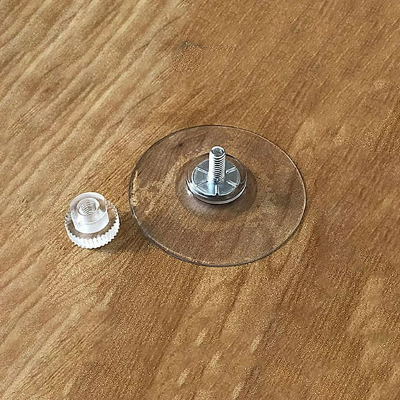 GAXIRE Clear Small Suction Cups Plastic 10Pcs