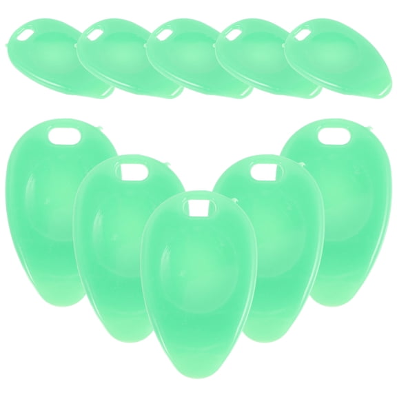 GAXIRE 10Pcs Scratcher Tool Light Green Plastic Scraper for Daily Use on Most Surfaces