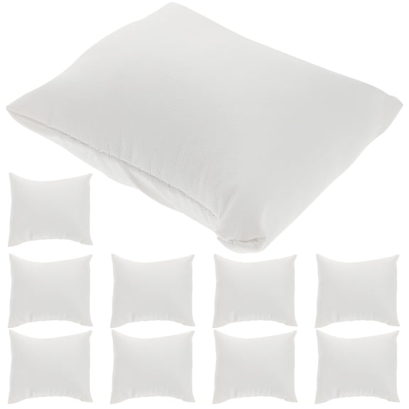 GAXIRE 10Pcs Small Jewelry Props Display in White Color for Stable Hold 3.5X3.1X1.8In
