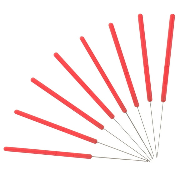 GAXIRE 10-Pack Practical Beading Needles for Jewelry Making, 6x0.1 Inch Fine Craft Sewing Tools