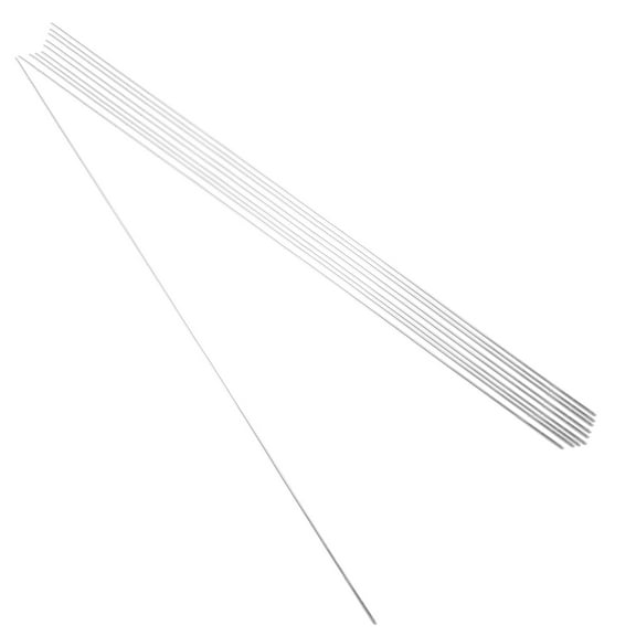 GAXIRE 10pcs Aluminum Rods for Electronics Fabrication Silver