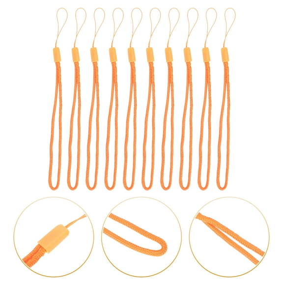 GAXIRE 10pcs Anti Theft Phone Strap Nylon Wrist Lanyard for Friends Outdoor Travel