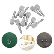 GAXIRE Vernier Caliper Screws Stainless Steel Plated Silver Precision Locking Thumb Bolts for Caliper 10Pcs