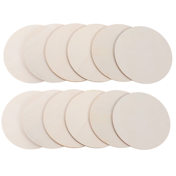GAXIRE 10pcs Natural Wooden Craft Chips for Rustic Home Decor, Art Projects, Craft Supplies and Decorations