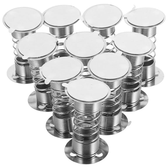 GAXIRE 10pcs Metal Spring Bases Round Dashboard Bobblehead Car Accessories and Easy to Install