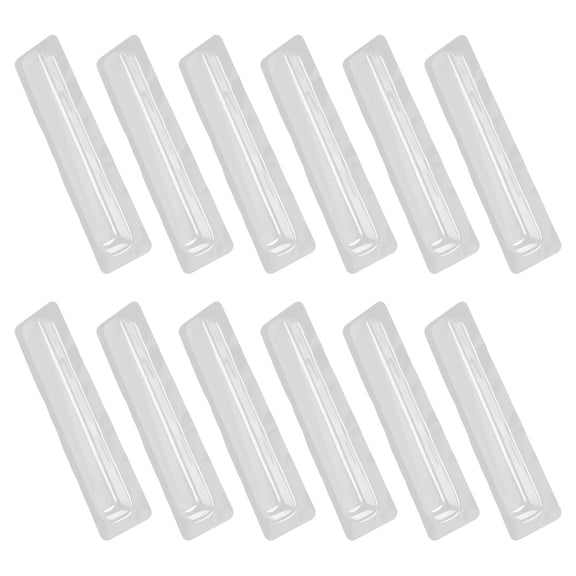 GAXIRE 12Pcs Transparent PVC Clock Pointer Covers Anti-Collision Protective Shell for Quartz Clock Hands
