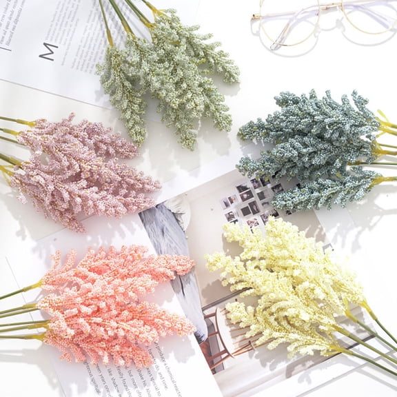GAXIRE 12Pcs Artificial Plant Fake Flower Artificial Corn Ears Flower Party Wedding Photography Prop