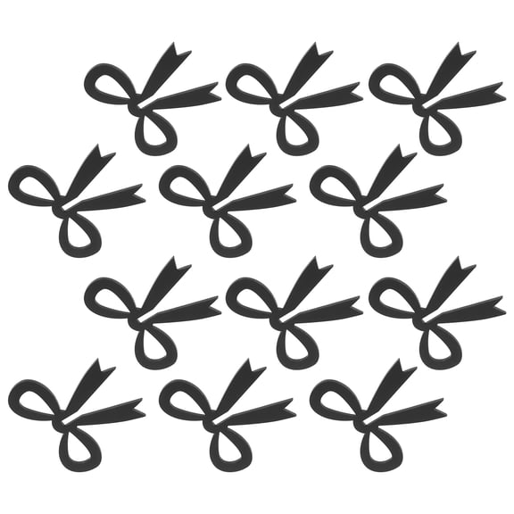 GAXIRE 12Pcs Bowknot Cup Decor Elegant Decorative Drink Identifiers For Celebrations