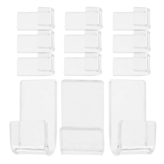 GAXIRE Acrylic Vinyl Record Storage Rack Organizer for 12 Records Transparent Display Stand Holder