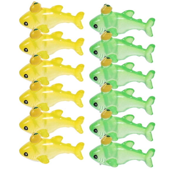 GAXIRE Realistic Micro Resin Shark Ornaments Assorted Colors Fine Craftsmanship