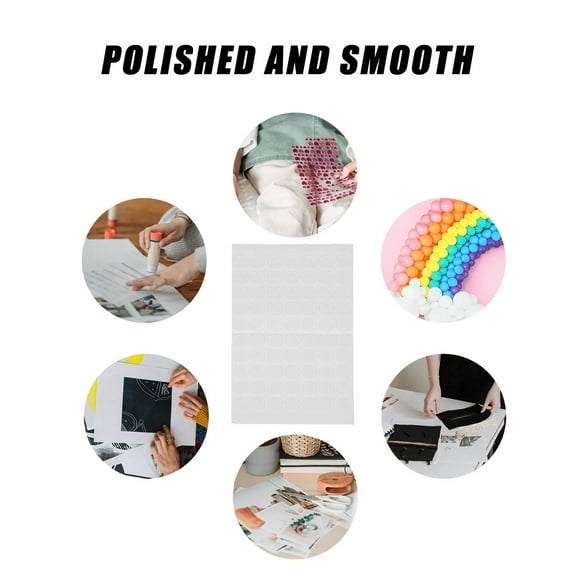GAXIRE Double Sided Adhesive Dots Roll, Transparent for Crafts, Scrapbooking, Office, 140 Pieces