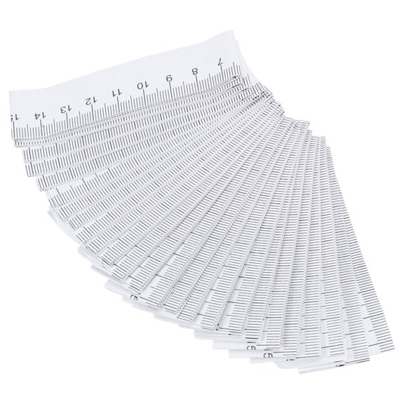 GAXIRE 150Pcs Flexible Paper Measuring Tape Double Sided Ruler for Clothing and Crafts