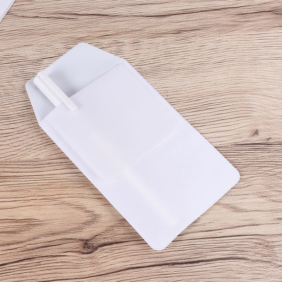 GAXIRE 15Pcs PVC Transparent Leak-Proof Pen Pouch Inserted Pen Bag Pocket Bag for Doctor Nurse (White)