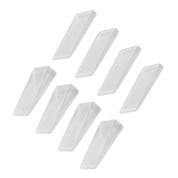 GAXIRE 16Pcs Clear PVC Table Shims Furniture Leveling Shims for Furniture Installation and Pressure Support