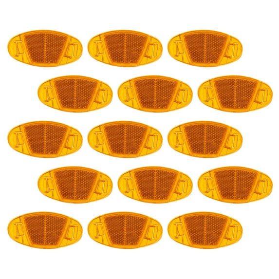 GAXIRE 16Pcs Night Riding Reflectors for Bicycle Spokes with Safety Reflection 2.8x1.4x0.2in