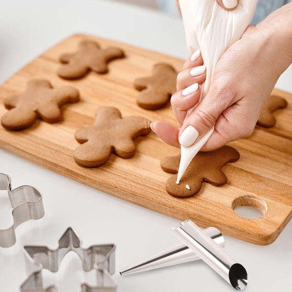 GAXIRE 16Pcs Stainless Steel Bread Mold Cone Shape Croissant Forms for Easy Baking