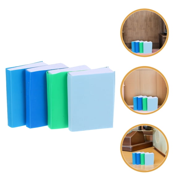 GAXIRE 16pcs Mini Blank Notebooks for Dollhouse Accessories, Assorted Colors, Realistic Tiny Paper for Crafting and Collecting