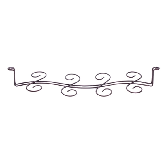 GAXIRE 1PC Creative Wine Cup Shelf Iron Goblet Holder Frame Hanging Upside Down Wine Cup Rack Display Shelf for Home Bar Restaurant (Bronze)