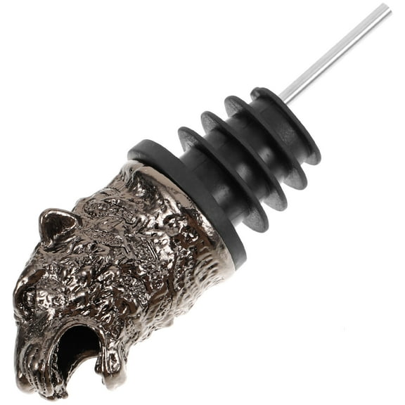 GAXIRE 1 Pack Alloy Pourer Spout for Oil and Wine Bottles, Kitchen Bottle Pouring Accessory for Home Cooking