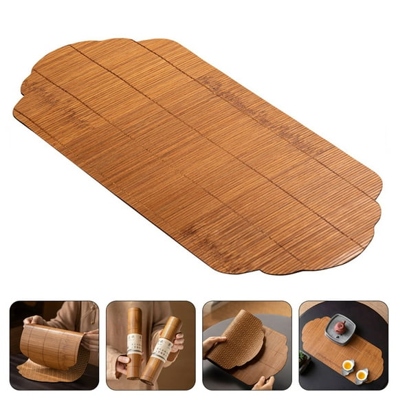 GAXIRE Light Brown Table Runner, Natural Material, and Wear Resistant Home Decor