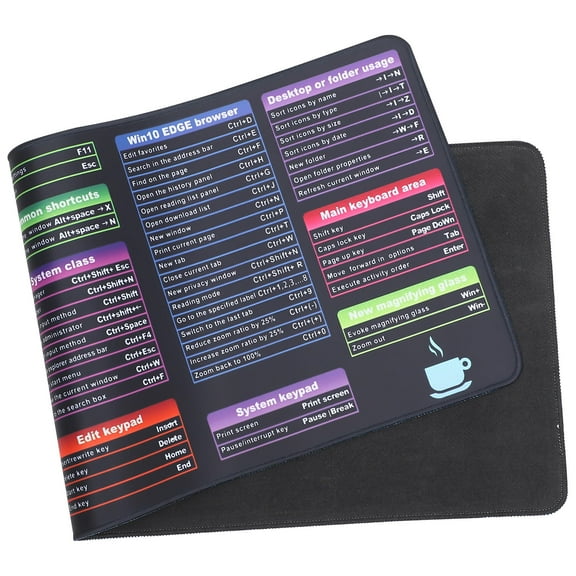 GAXIRE Gaming Desk Pad Keyboard Mat Multi Colored 1Pack 31x12in